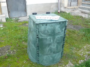 Composter utilizzato per la descrizione del procedimento di compostaggio