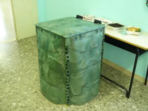 Il composter portato all'incontro