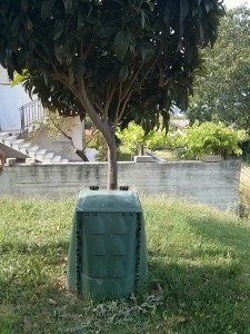 Composter in una posizione ottimale